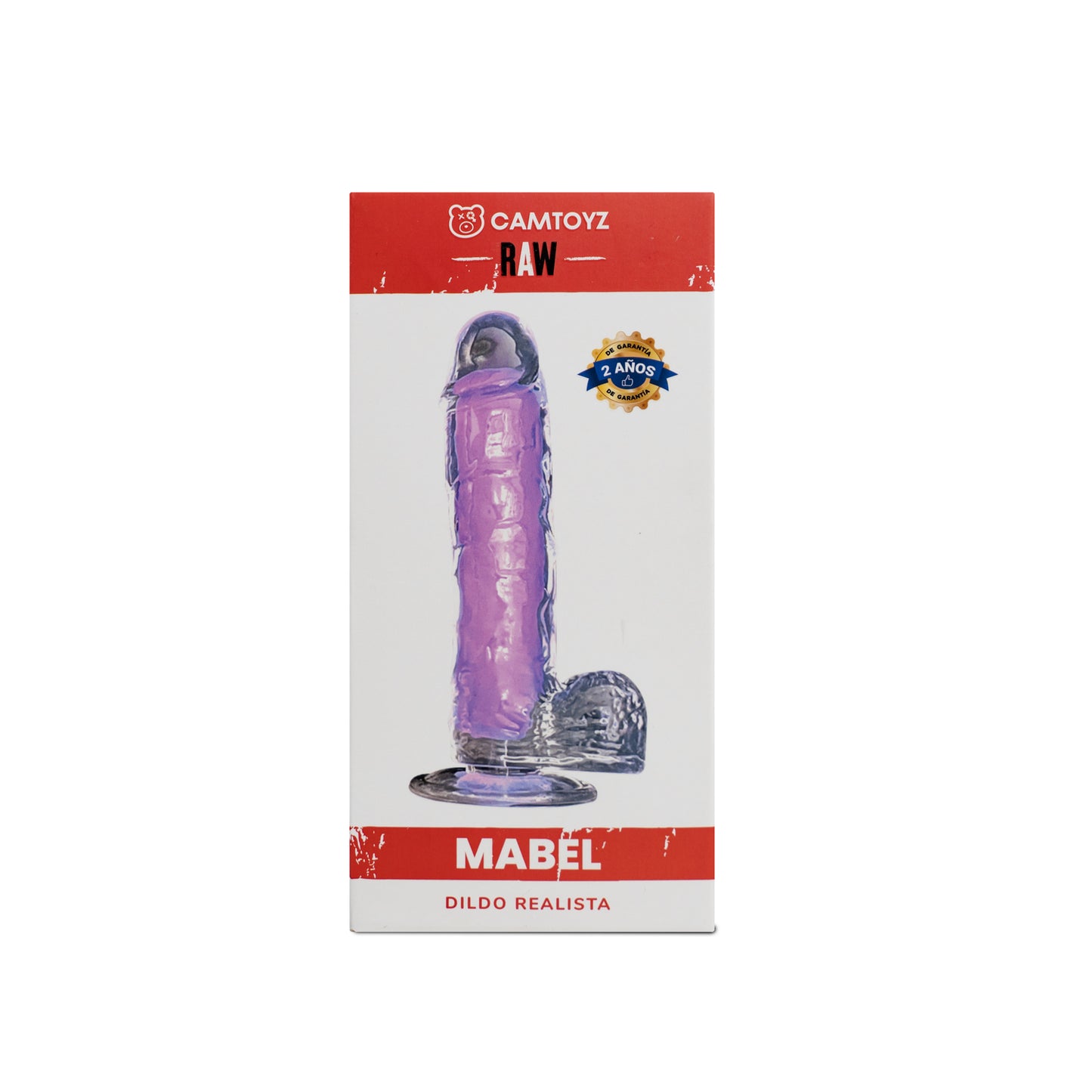 RAW DILDO REALISTA MABEL ROSADO 20 CM