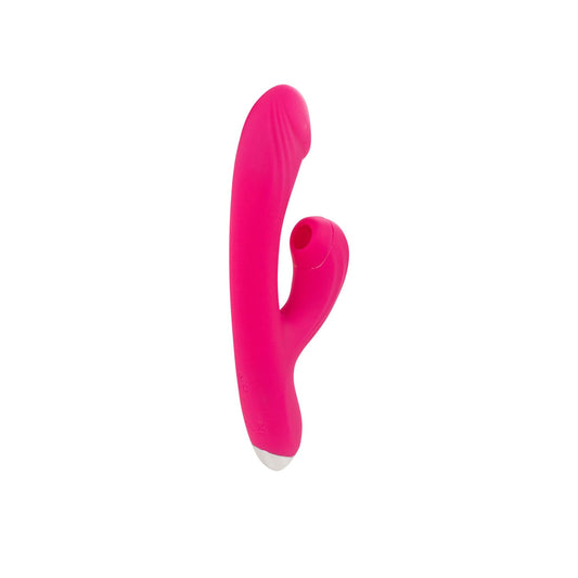 MAJESTIC VIBRADOR DOBLE ESTIMULACIÓN FLORA