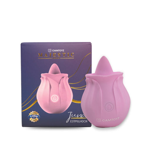 MAJESTIC VIBRADOR CON LENGUA JUNA